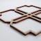 Ekena Millwork Small Englewood Decorative Fretwork Wood Wall Panels, Hickory, 11 3/8"W x 11 3/8"H x 3/8"T WALW12X12X0375EWDHI - alternate 3